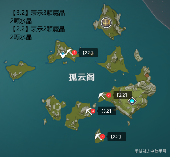 原神1.1版魔晶矿刷新机制及采集点详解