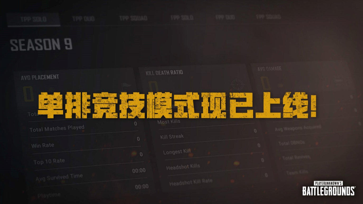 绝地求生第9赛季第1轮更新概要 PUBG9.1版本新内容