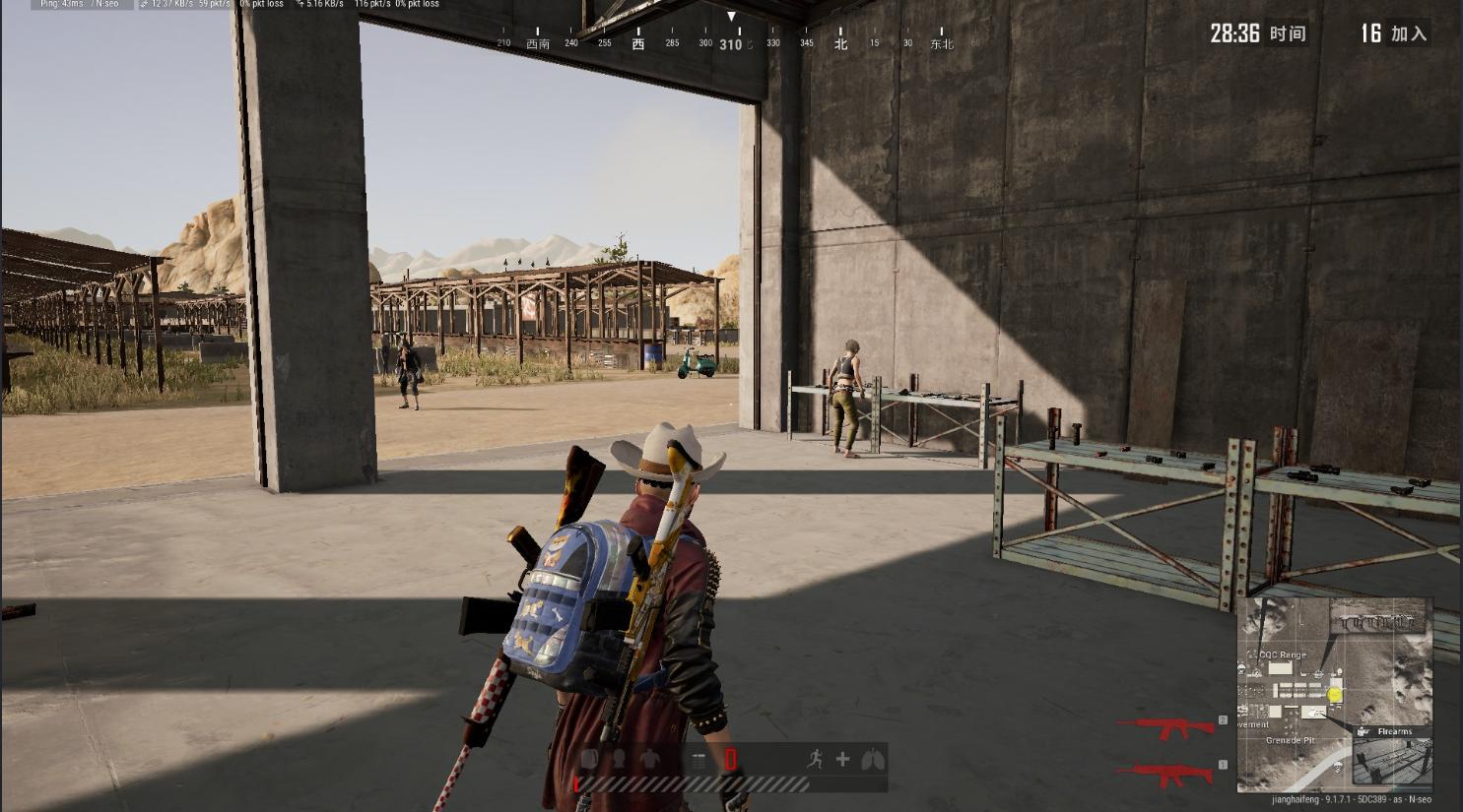 绝地求生柴犬帮SCARL枪械皮肤游戏内效果 PUBG动物武器皮肤