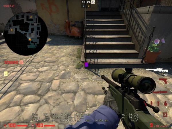 《CS:GO》炼狱小镇瞬爆闪点位一览 闪光弹投掷方法_匪家