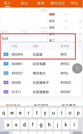 比亚迪股票在哪买