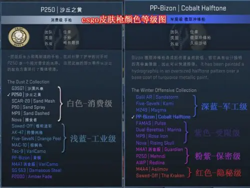 《CS:GO》皮肤枪种类与作用一览 皮肤枪分类详解_稀有度