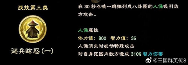 三国群英传8法正武将战技与立绘分享