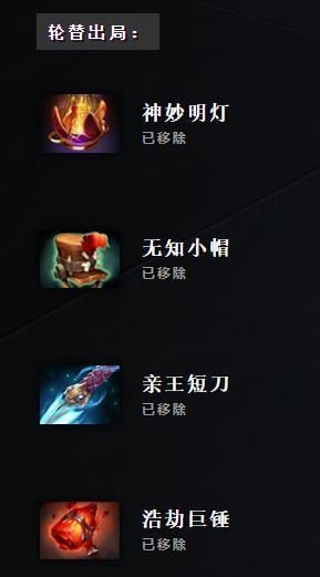 DOTA2永雾林渊删除物品汇总 7.28版本移除物品一览