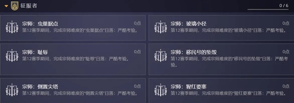 命运2狂猎赛季宗师日落开放时间及征服者称号成就一览