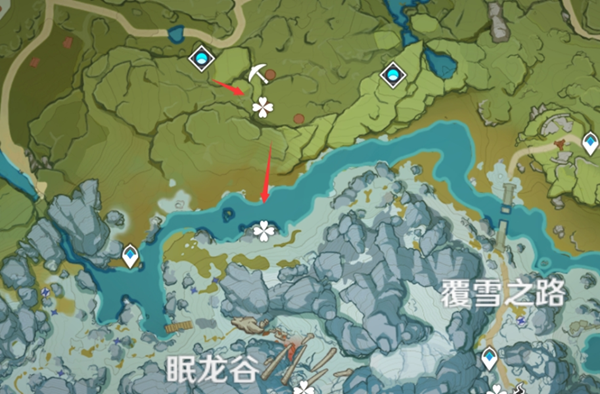 原神龙脊雪山素材采集路线推荐 1.2锄地路线分享