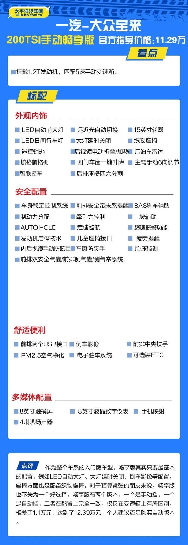 全新宝来2022款多少钱呢（曝性价比之王宝来图片及参数）