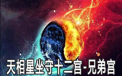 天相星坐守十二宫：兄弟宫详解 