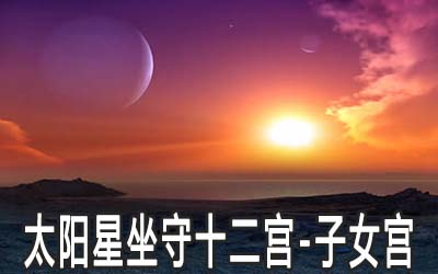 太阳星坐守十二宫：子女宫详解 