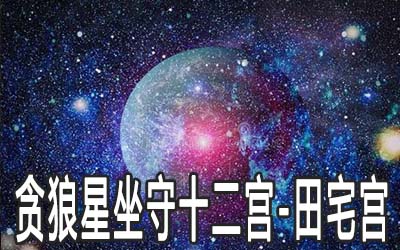 贪狼星坐守十二宫：田宅宫详解 