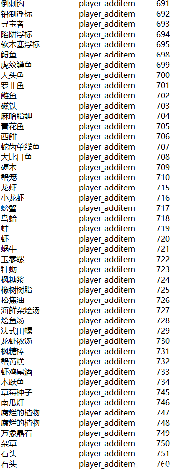 星露谷物语1.5全物品代码汇总