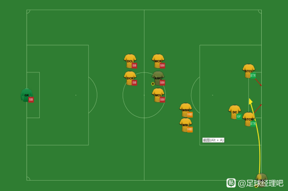 足球经理2021三中卫阵型打法分享
