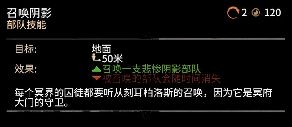 全面战争传奇特洛伊神话DLC刻尔柏洛斯兵种数据一览