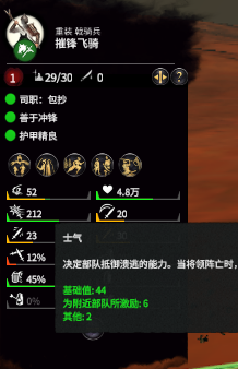 全面战争三国1.7版本各兵种疲劳对士气影响一览