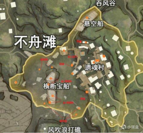 永劫无间全图金堆、绿堆刷新坐标点汇总