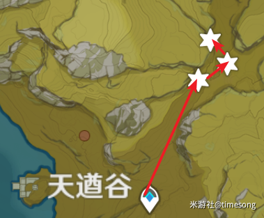 原神雪山地图圣遗物狗粮收集路线分享