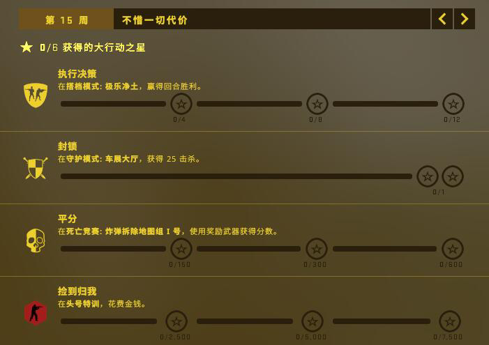 CSGO狂牙大行动第十五周任务攻略