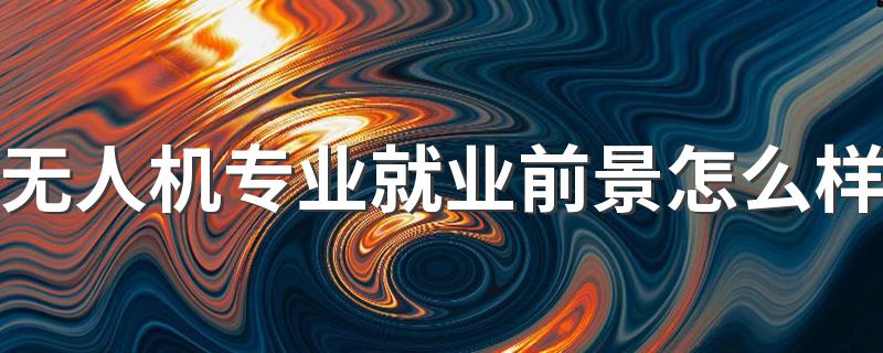 无人机专业就业前景怎么样 未来有发展吗