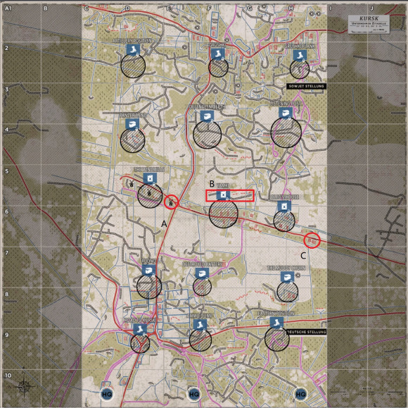 人间地狱库尔斯克地图解析 基础作战思路指南