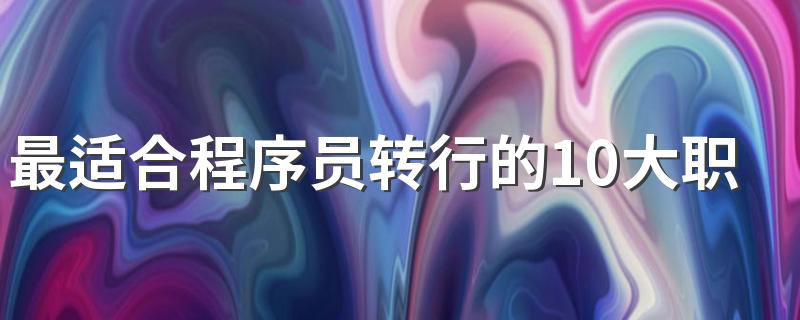 最适合程序员转行的10大职业 换什么工作好