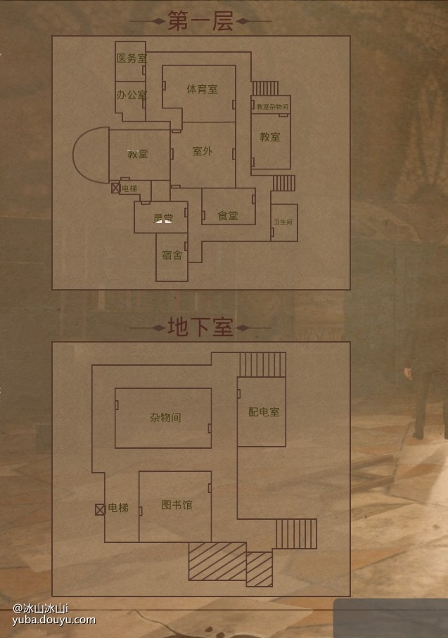 恐惧之间学校平面图介绍 新地图详细走法介绍