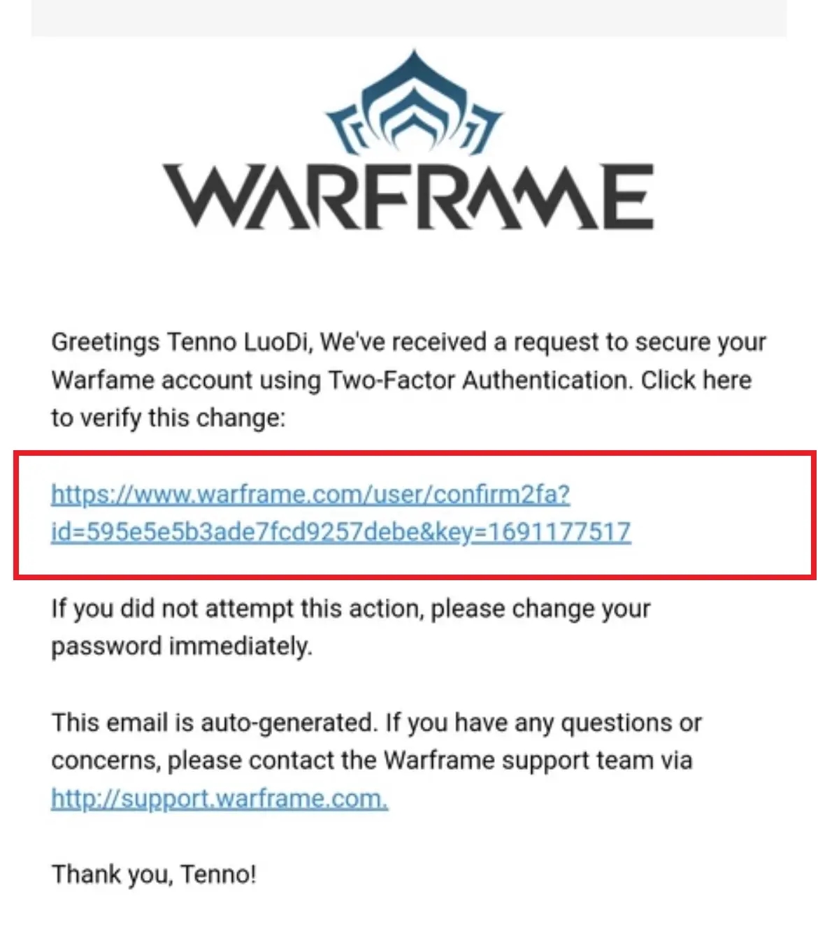 warframe账号双重验证开启方法