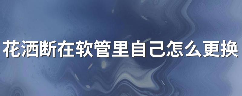 花洒断在软管里自己怎么更换 花洒断在软管里如何解决