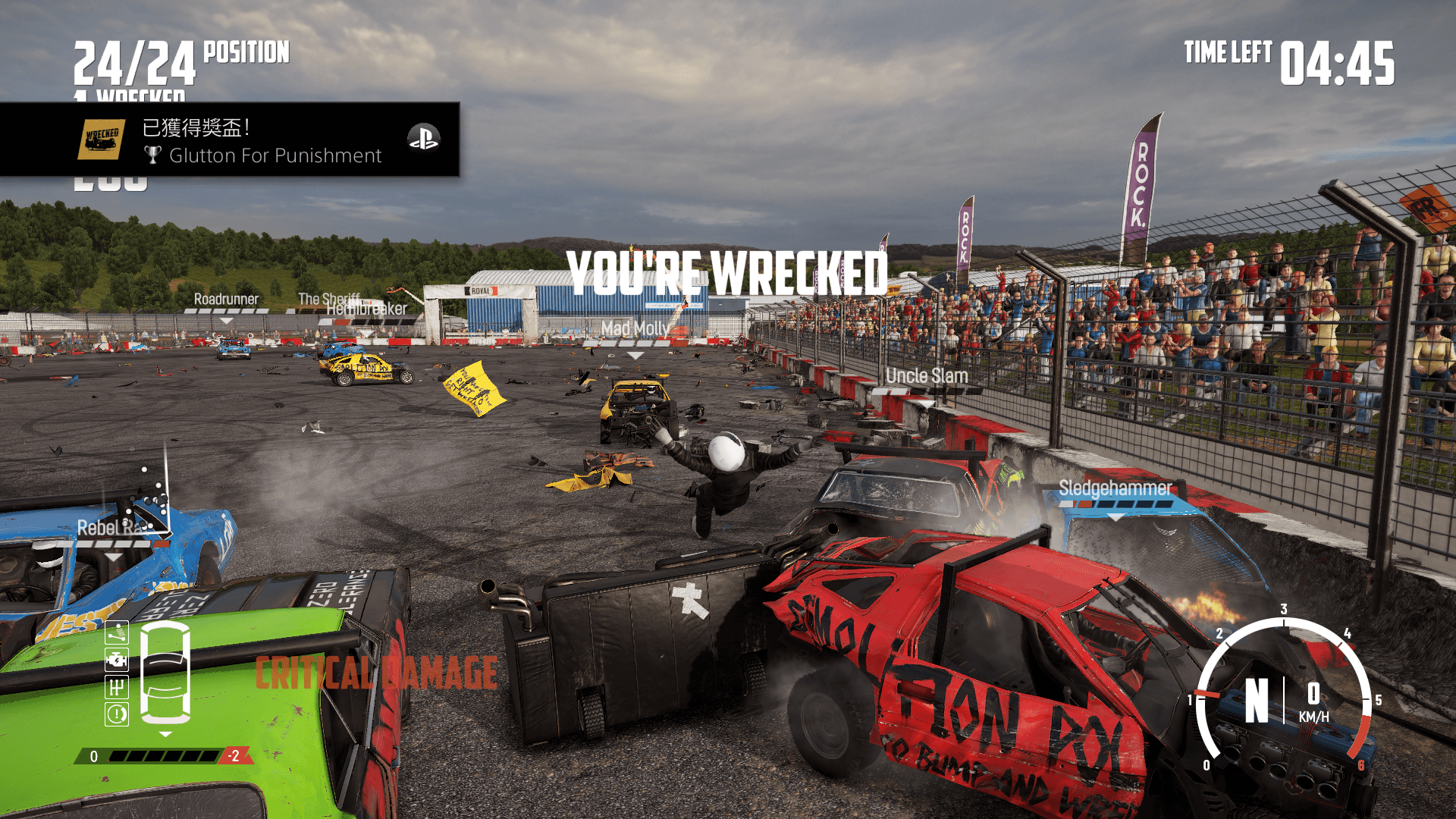 Wreckfest撞车嘉年华PS5版本白金路线分享