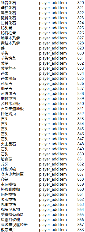 星露谷物语1.5全物品代码汇总