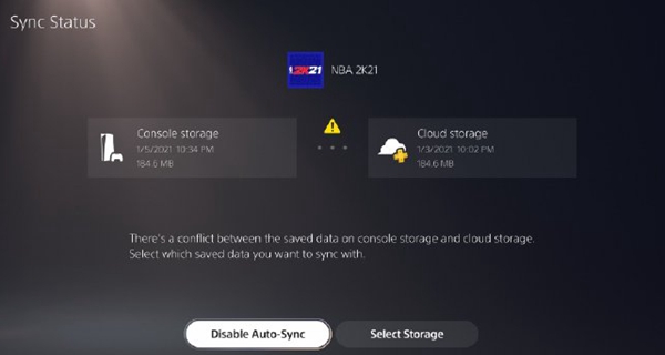 《NBA2K21》PS5版存档报错问题解决方法