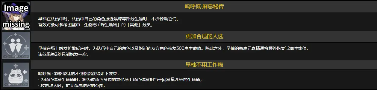 原神早柚技能天赋详解 早柚突破材料获取方法