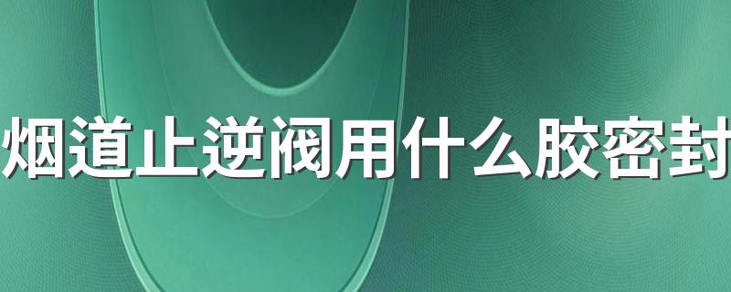 烟道止逆阀用什么胶密封 烟道止回阀安装注意事项