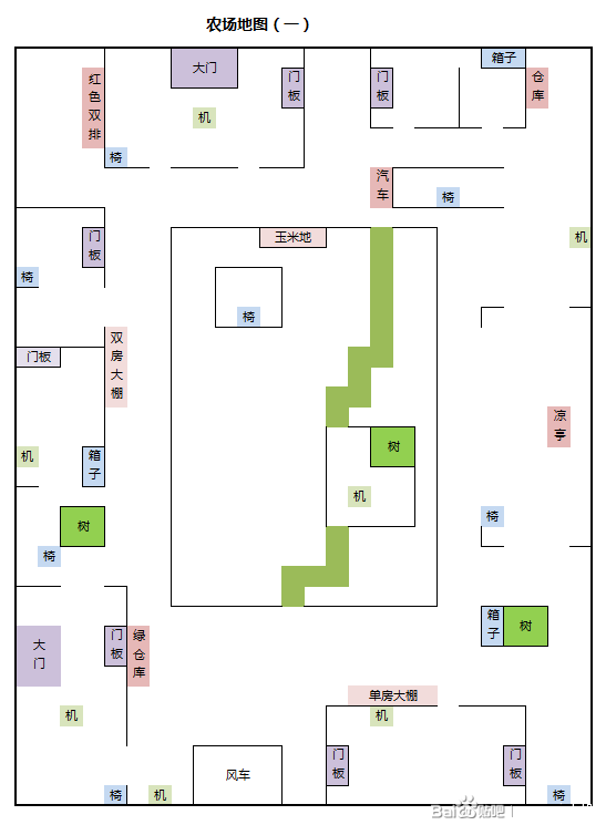 Propnight地图走法大全 全地区平面图一览_<span>农场1</span>