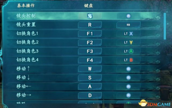 仙剑奇侠传7全流程图文攻略 支线+boss+全物品收集_操作按键