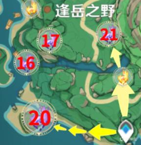 原神2.2雷神瞳全收集指南