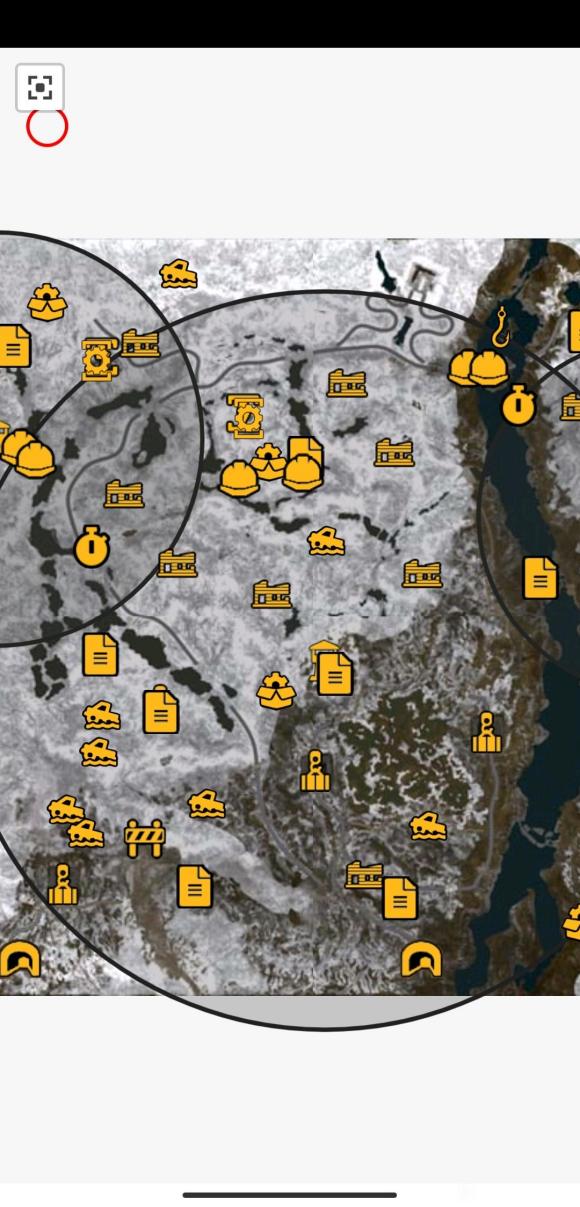 雪地奔驰缅因州地图资料 全重要点位图示