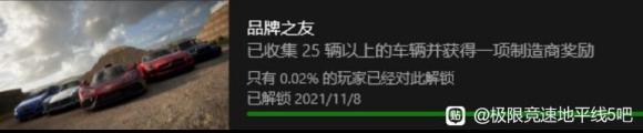 极限竞速地平线5全成就攻略 全成就获取流程指南