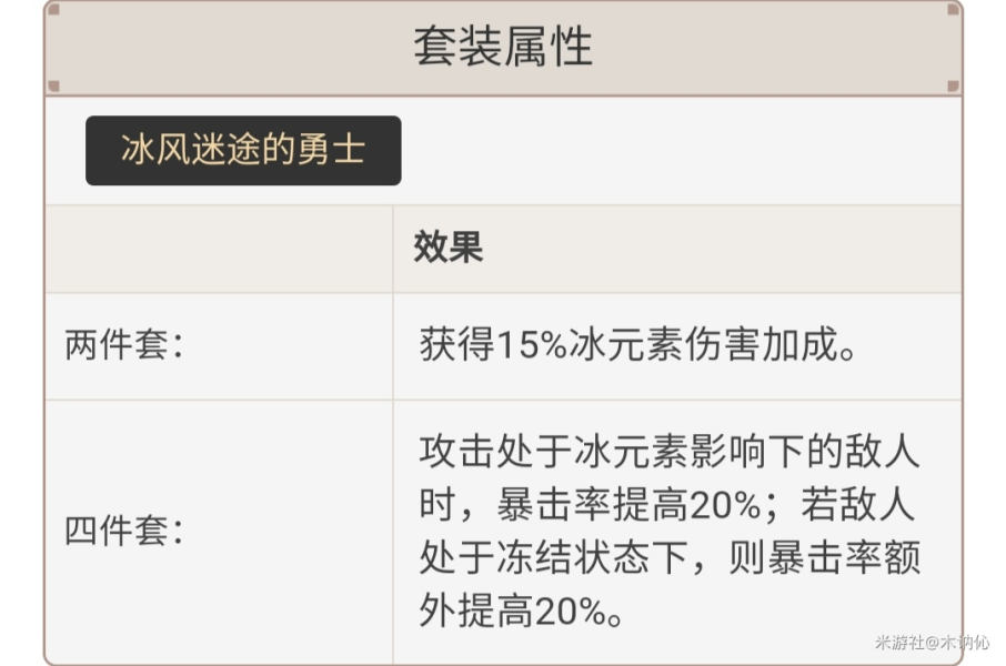 原神2.6神里绫华圣遗物搭配心得