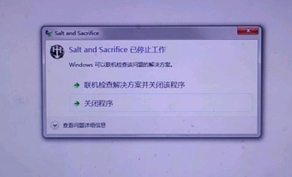 盐与献祭玩不了解决方法 游戏打不开怎么办
