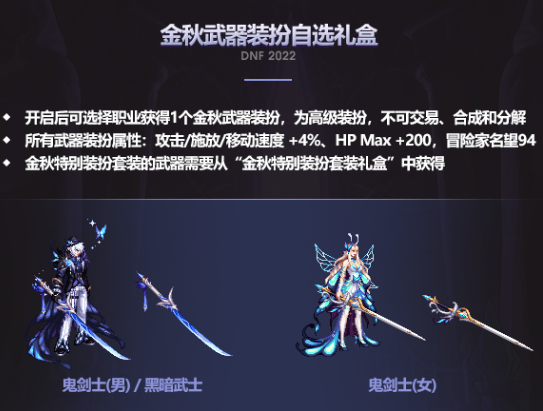 dnf国庆套2022武器装扮外观大全