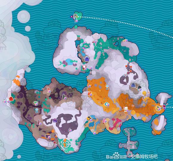 史莱姆牧场2全地图资料 数据点及藏宝球位置