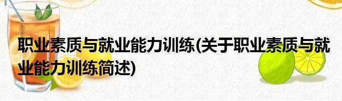 职业素质与就业能力训练(关于职业素质与就业能力训练简述)