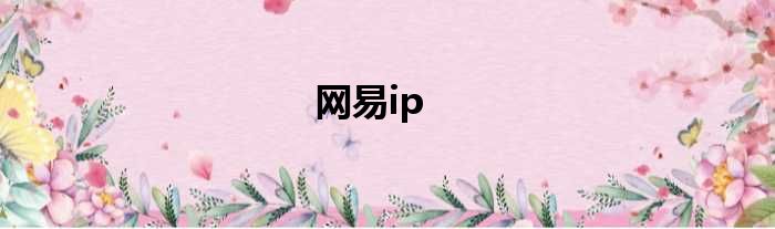 网易ip