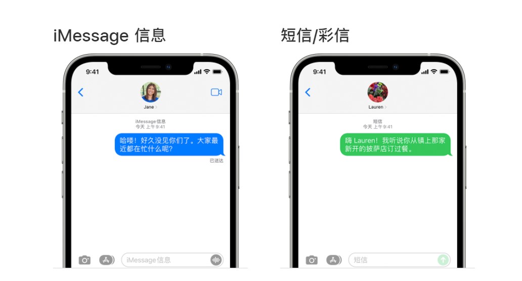 imessage和短信的区别 