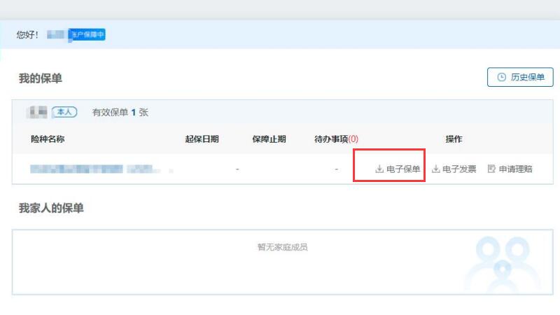 保险单电子版怎么查 
