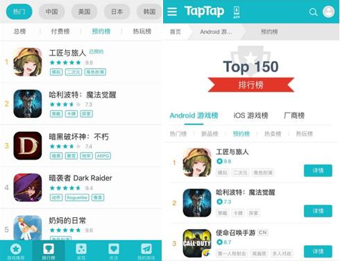 手游黑马出现 《工匠与旅人》TapTap预约双榜第一