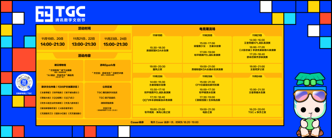 TGC腾讯数字文创节惊喜开幕，来文化热浪里打个滚儿！