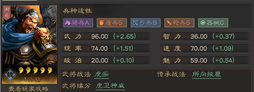 三国志战略版许褚表现如何 许褚玩法及阵容分享