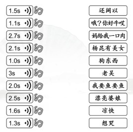 汉字找茬王连上正确的喵星语怎么过，通关攻略