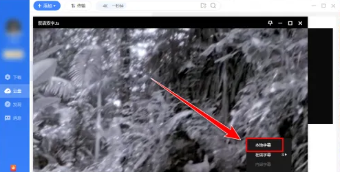 迅雷云盘app怎么提取字幕，迅雷云盘加载本地字幕方法介绍